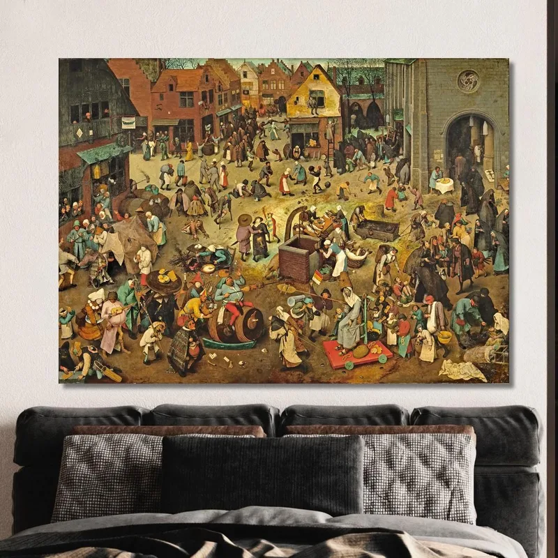 Lotta Tra Carnevale E Quaresima Pieter Bruegel