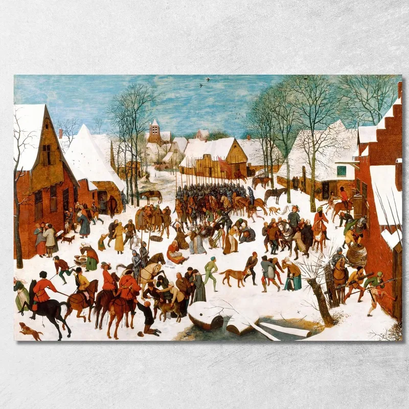 Strage Degli Innocenti Pieter Bruegel quadro stampa su tela