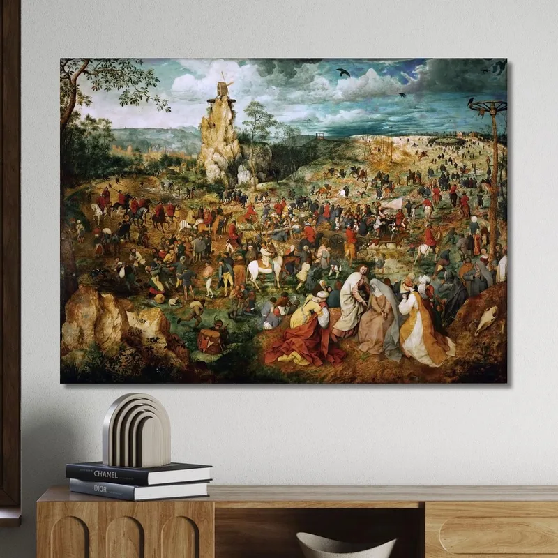 Die Prozession Zum Kalvarienberg Pieter Bruegel