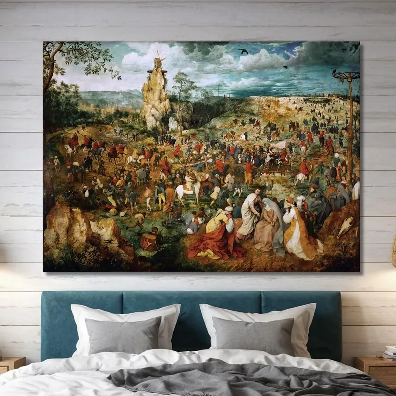 Die Prozession Zum Kalvarienberg Pieter Bruegel