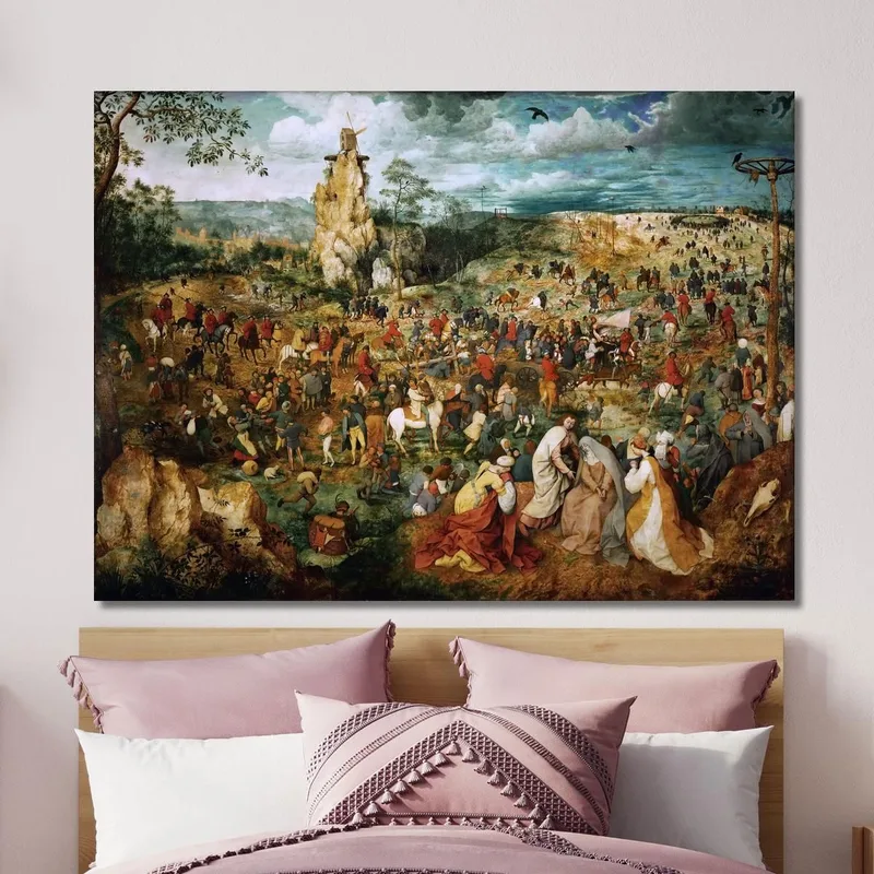 Die Prozession Zum Kalvarienberg Pieter Bruegel