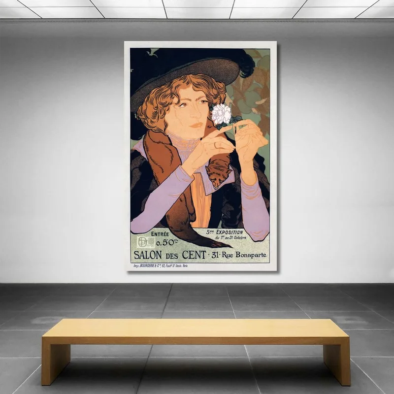 Poster For The Salon Des Cent 5Th Art Exhibition Georges de Feure