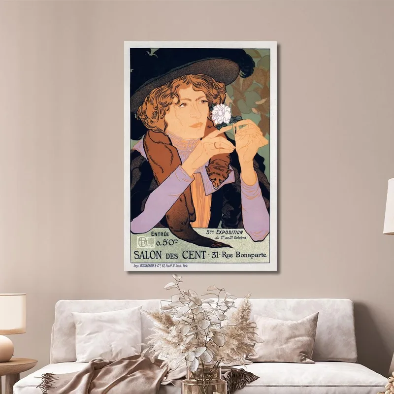 Poster For The Salon Des Cent 5Th Art Exhibition Georges de Feure