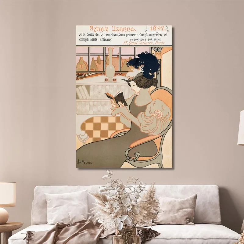 New Year'S Wish From Octave Uzanne For The Year Georges de Feure
