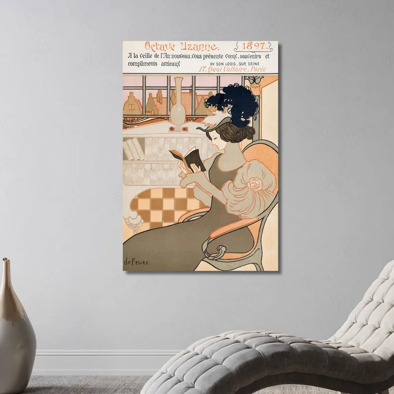 New Year'S Wish From Octave Uzanne For The Year Georges de Feure