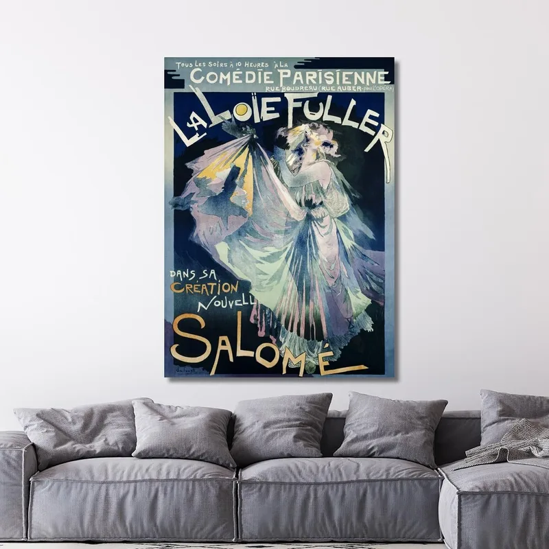 Poster Of Comedie-Parisienne With Portrait Of Loie Fuller Georges de Feure
