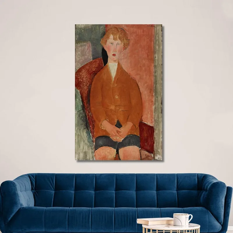 Junge In Kurzen Hosen Amedeo Modigliani