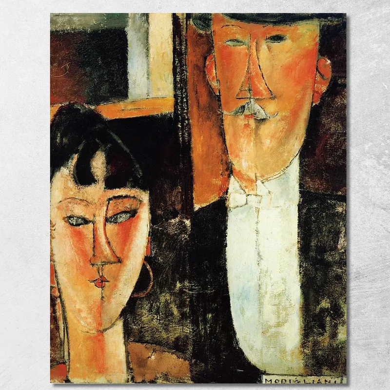 Sposa E Sposo Amedeo Modigliani quadro stampa su tela