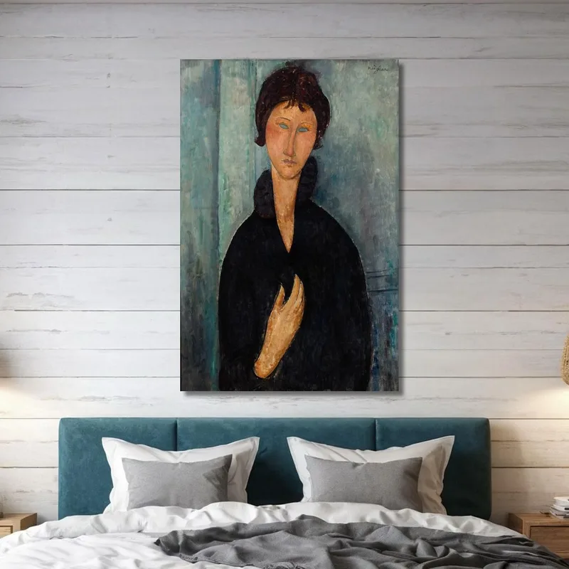 Woman With Blue Eyes Amedeo Modigliani