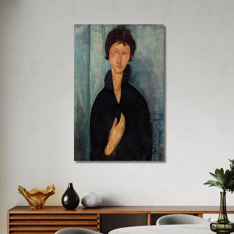 Woman With Blue Eyes Amedeo Modigliani