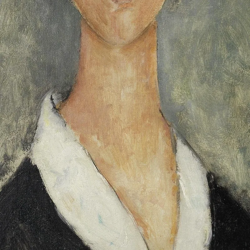 Young Girl With Dark Hair Amedeo Modigliani