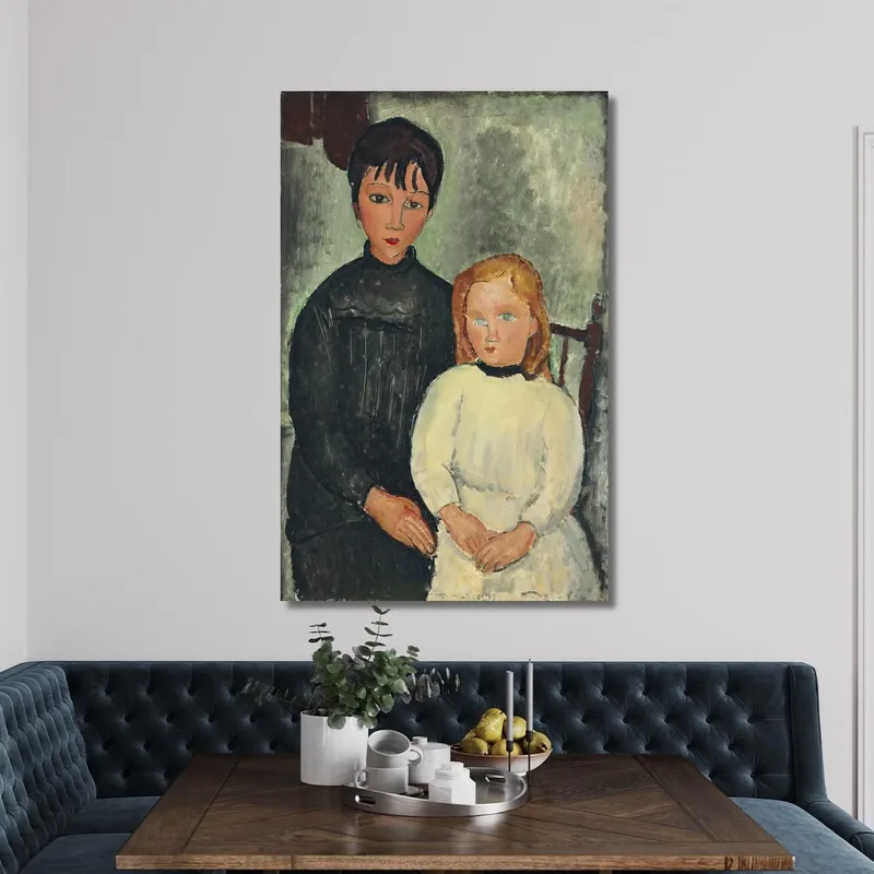 Die Beiden Mädchen Amedeo Modigliani