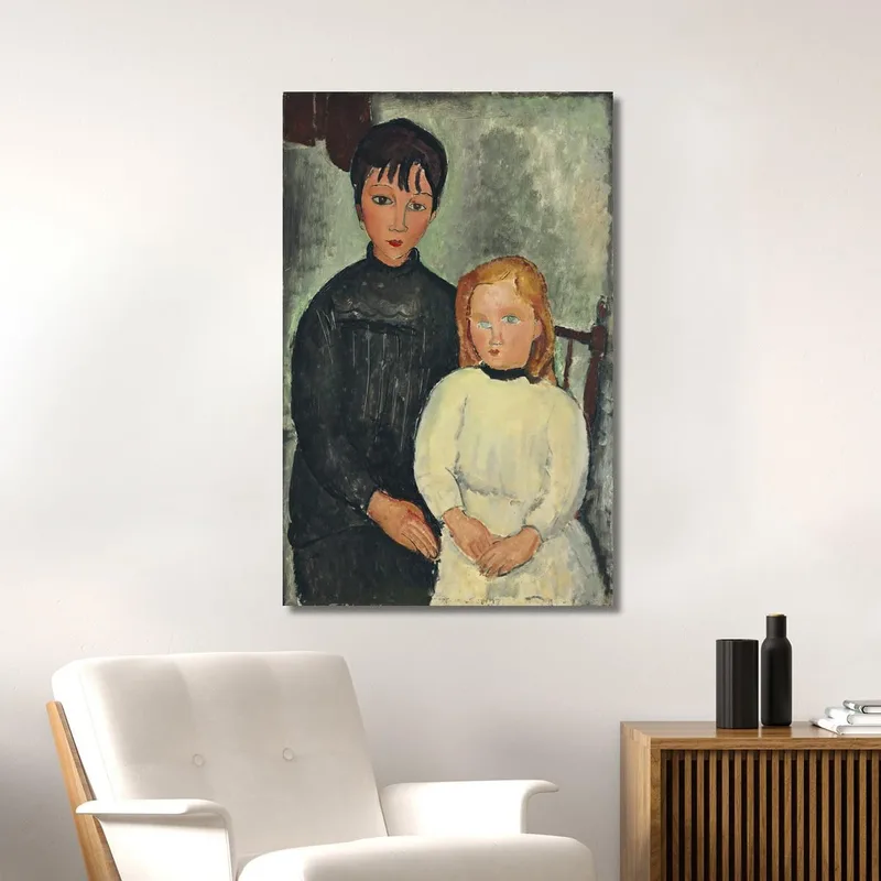 Die Beiden Mädchen Amedeo Modigliani