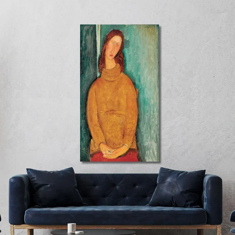 Portrait Of Jeanne Hébuterne Amedeo Modigliani