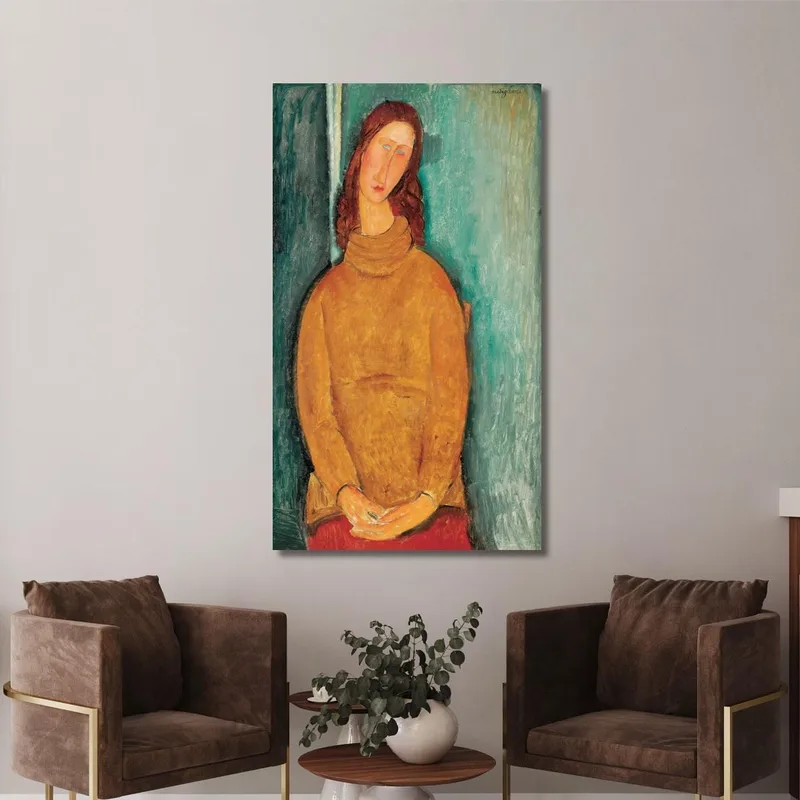 Portrait Of Jeanne Hébuterne Amedeo Modigliani