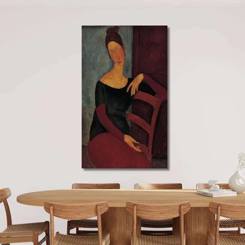 Portrait De L'Épouse De L'Artiste Jeanne Hébuterne Amedeo Modigliani