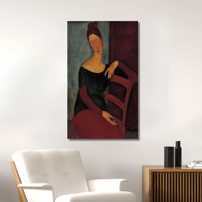 Portrait De L'Épouse De L'Artiste Jeanne Hébuterne Amedeo Modigliani