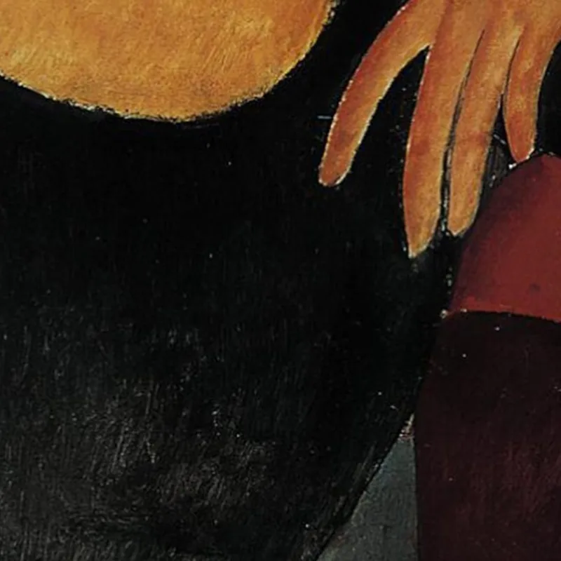 Portrait De L'Épouse De L'Artiste Jeanne Hébuterne Amedeo Modigliani