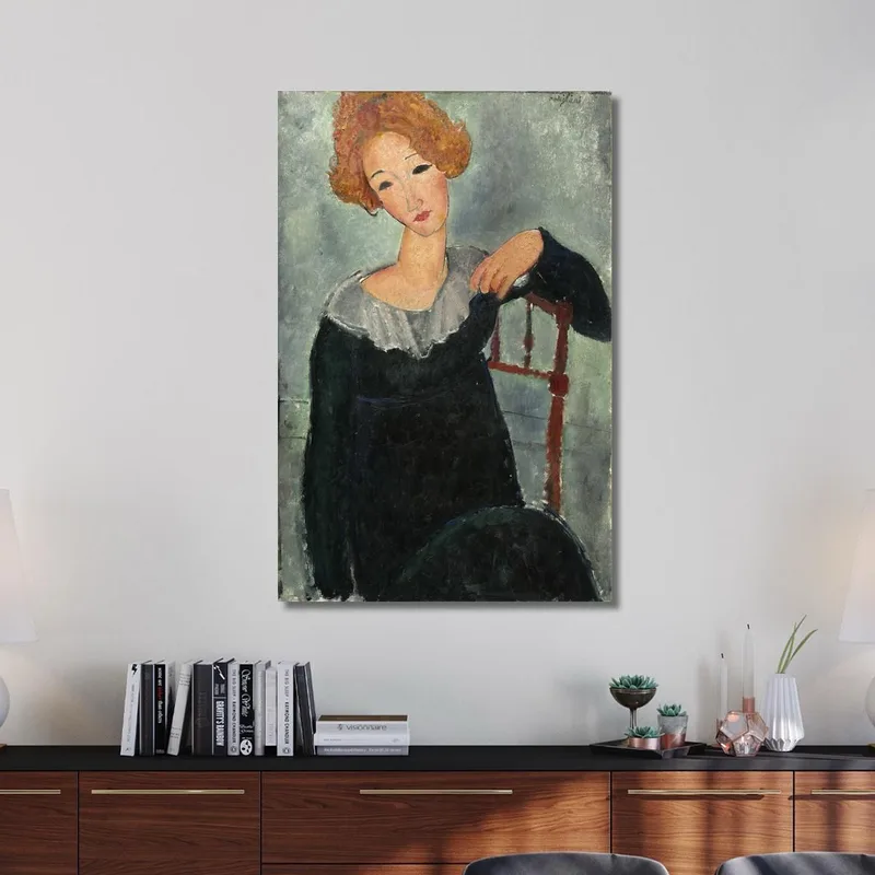 Frau Mit Roten Haaren Amedeo Modigliani