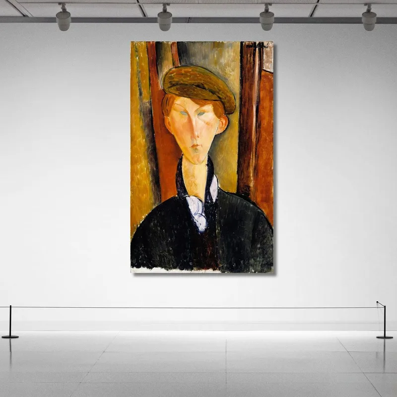 Young Man With A Cap Amedeo Modigliani