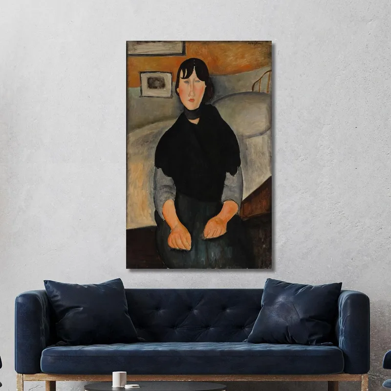Jeune Femme Du Peuple Amedeo Modigliani