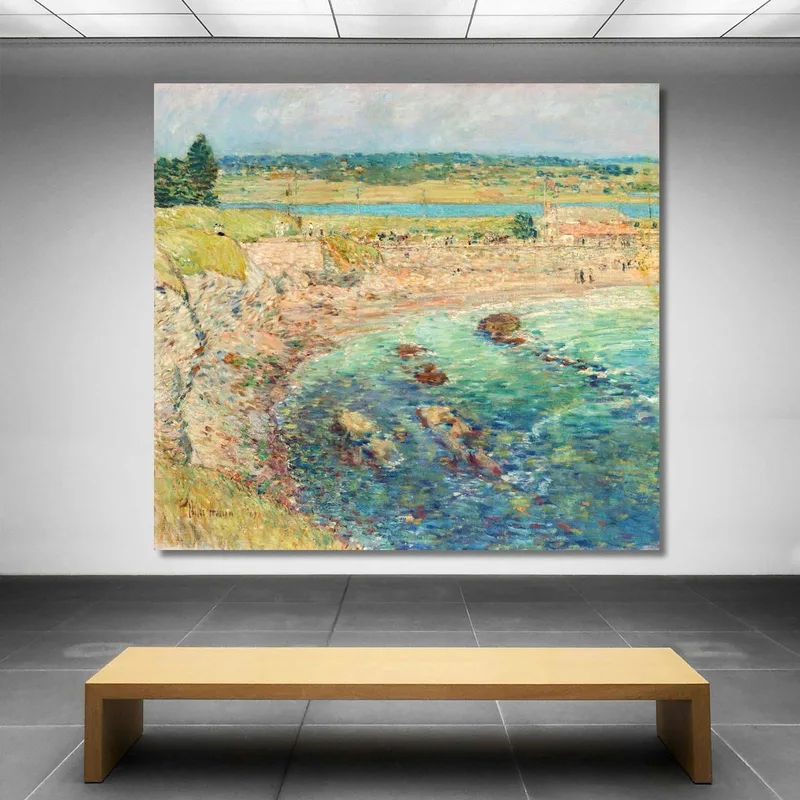 Spiaggia Di Bailey'S Newport Rhode Island Frederick Childe Hassam