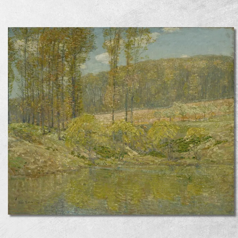 Frühling Frederick Childe Hassam drucken auf leinwand