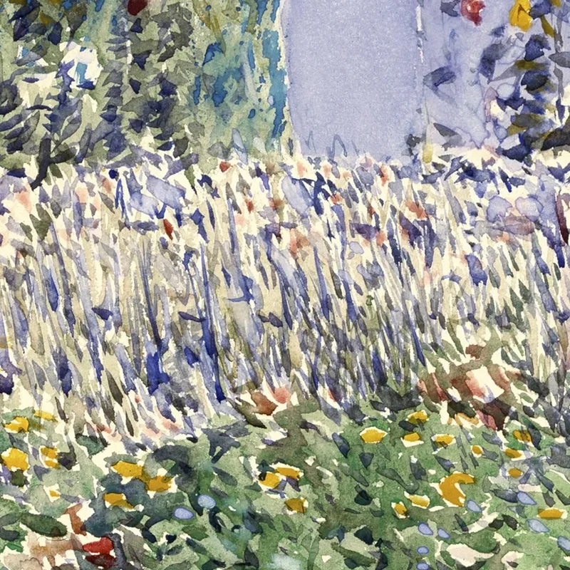 Il Giardino Di Thaxter Frederick Childe Hassam