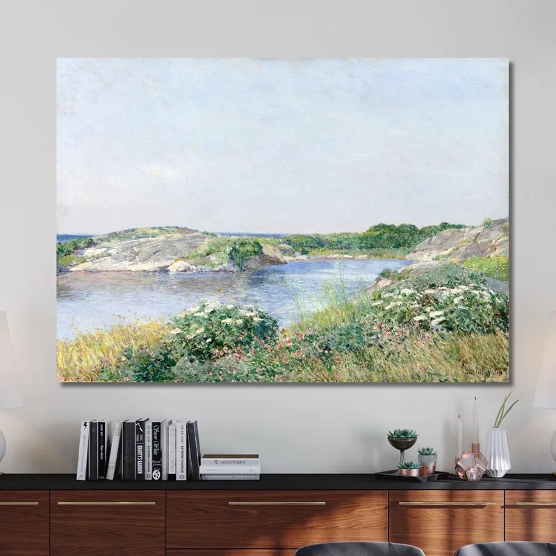 Le Petit Étang D'Appledore Frederick Childe Hassam