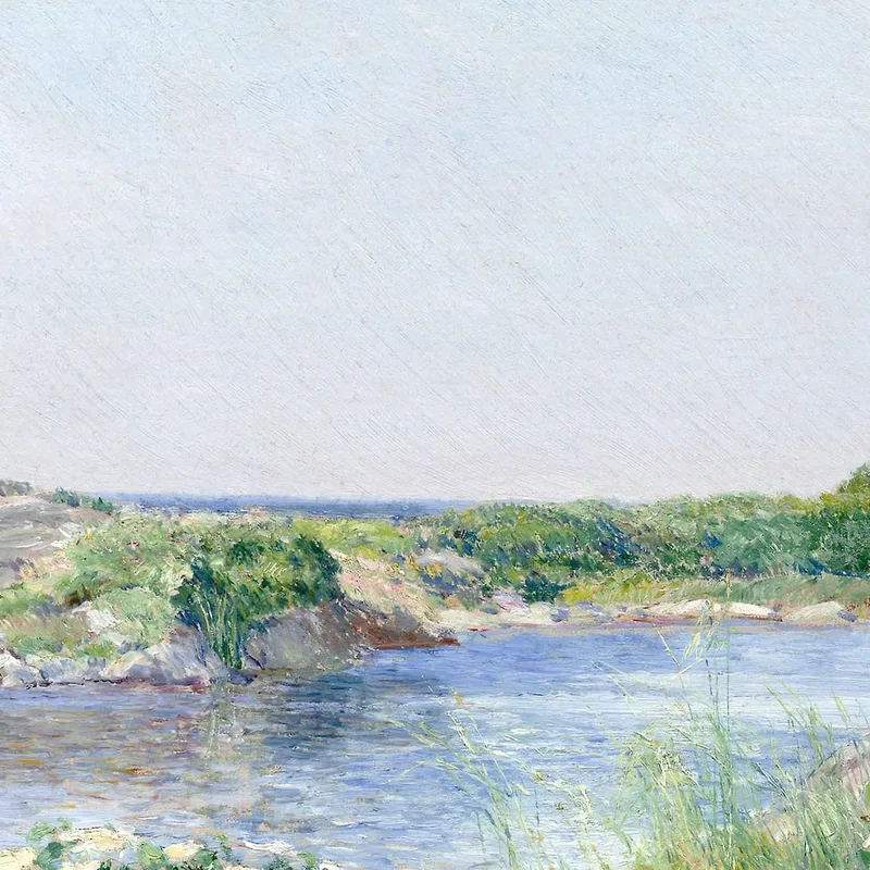 Le Petit Étang D'Appledore Frederick Childe Hassam