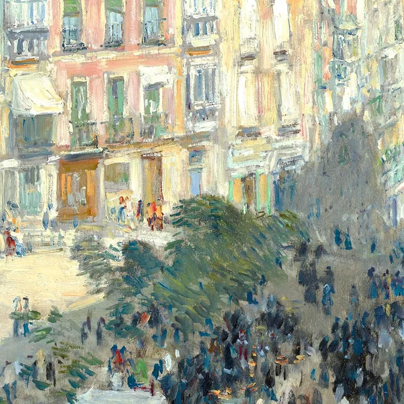 Vista Di Una Città Della Francia Meridionale Frederick Childe Hassam
