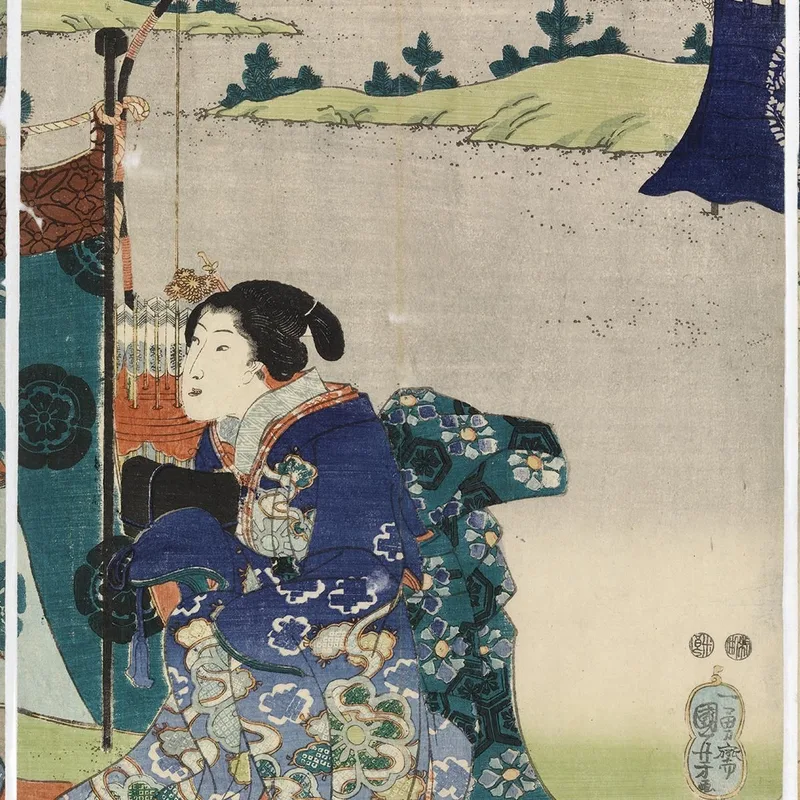Dalla Storia Di Genji Utagawa Kuniyoshi