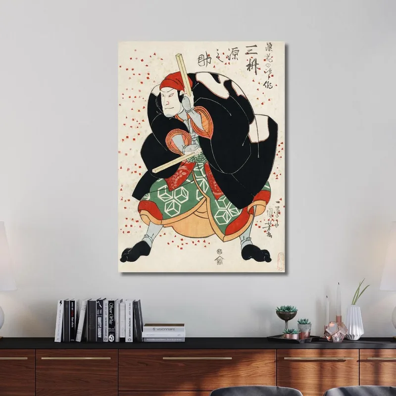 Mimasu Gennosuke No Namiwa No Jirosaku Utagawa Kuniyoshi