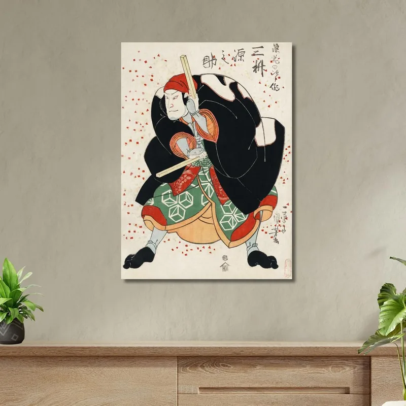 Mimasu Gennosuke No Namiwa No Jirosaku Utagawa Kuniyoshi