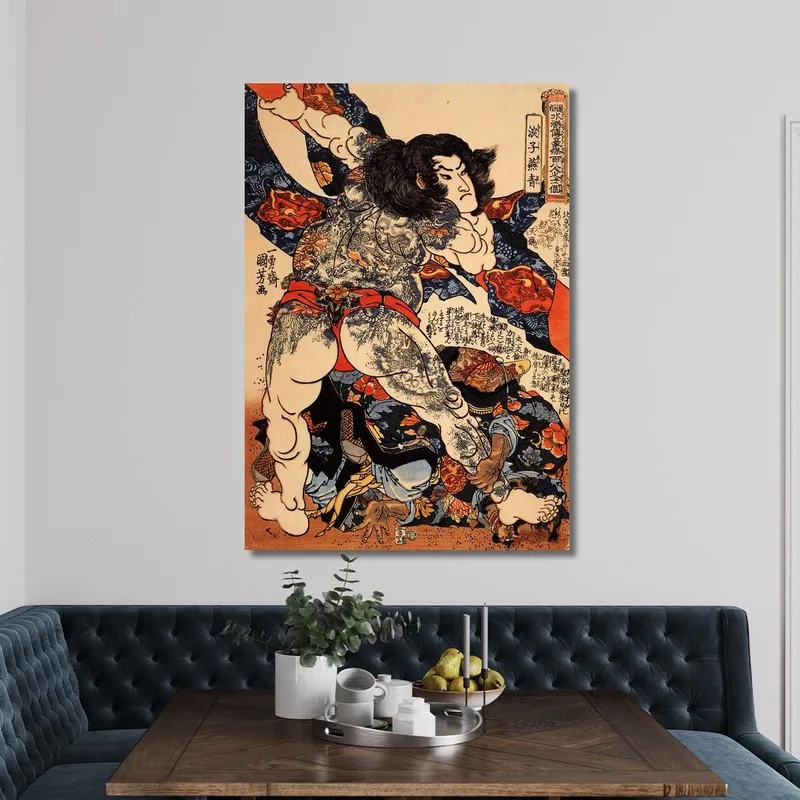 Lucha Utagawa Kuniyoshi