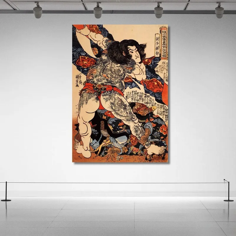 Lucha Utagawa Kuniyoshi