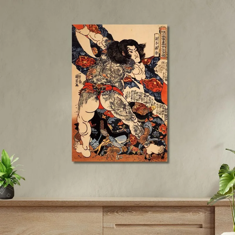 Lucha Utagawa Kuniyoshi