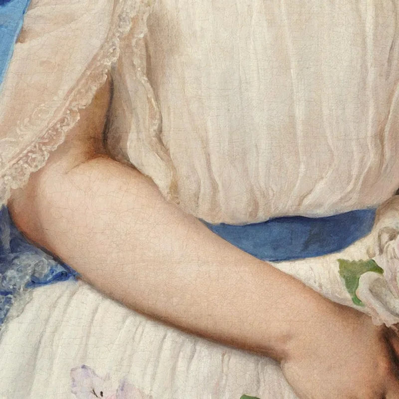 Retrato De La Condesa Antonietta Negroni Prati Morosini Cuando Era Niña Francesco Hayez