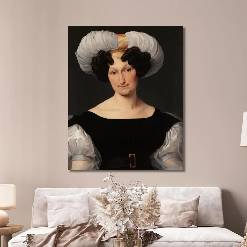 Portrait De Francesca Majnoni D’Intignano Francesco Hayez