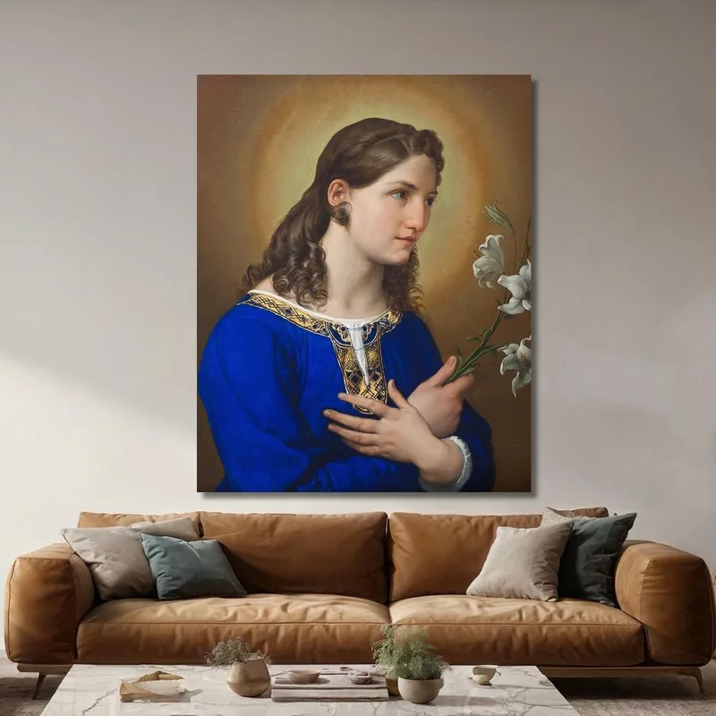 The Angel Of The Annunciaton Francesco Hayez