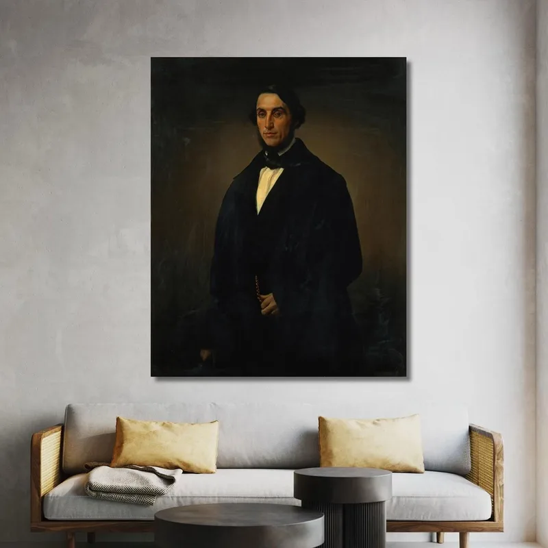 Portrait Of Alessandro Negroni Prati Morosini Francesco Hayez