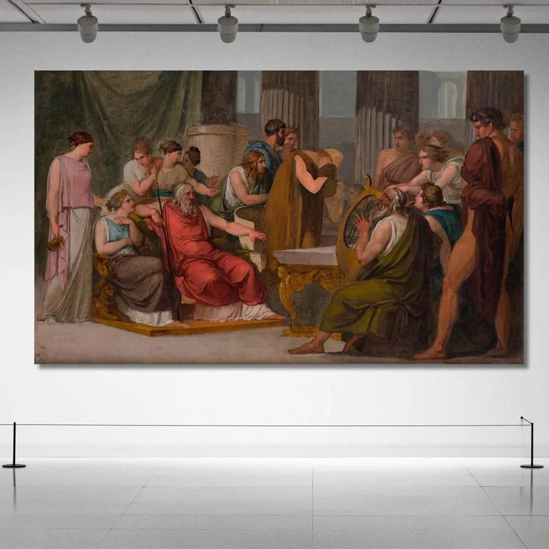 Ulises En La Corte De Alcínoo Francesco Hayez