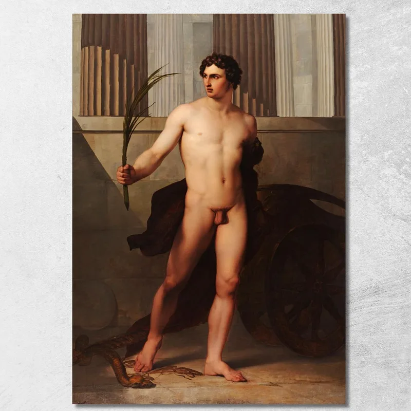Atleta Triunfante Francesco Hayez cuadro en lienzo