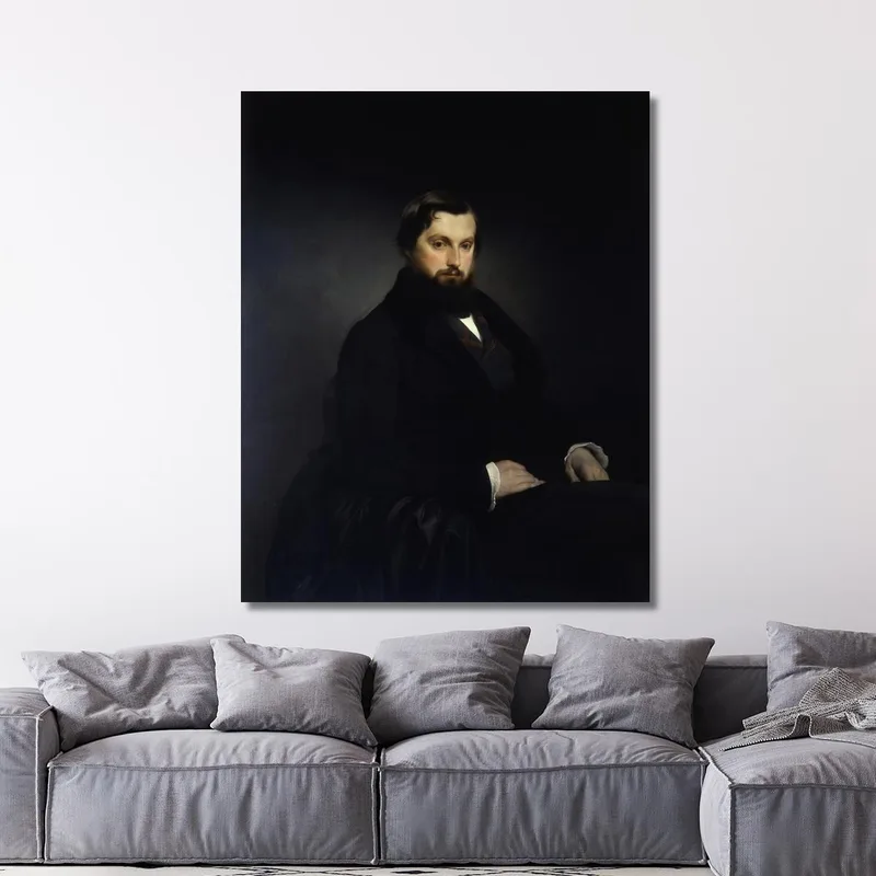 Portrait De Gian Giacomo Poldi Pezzoli Francesco Hayez