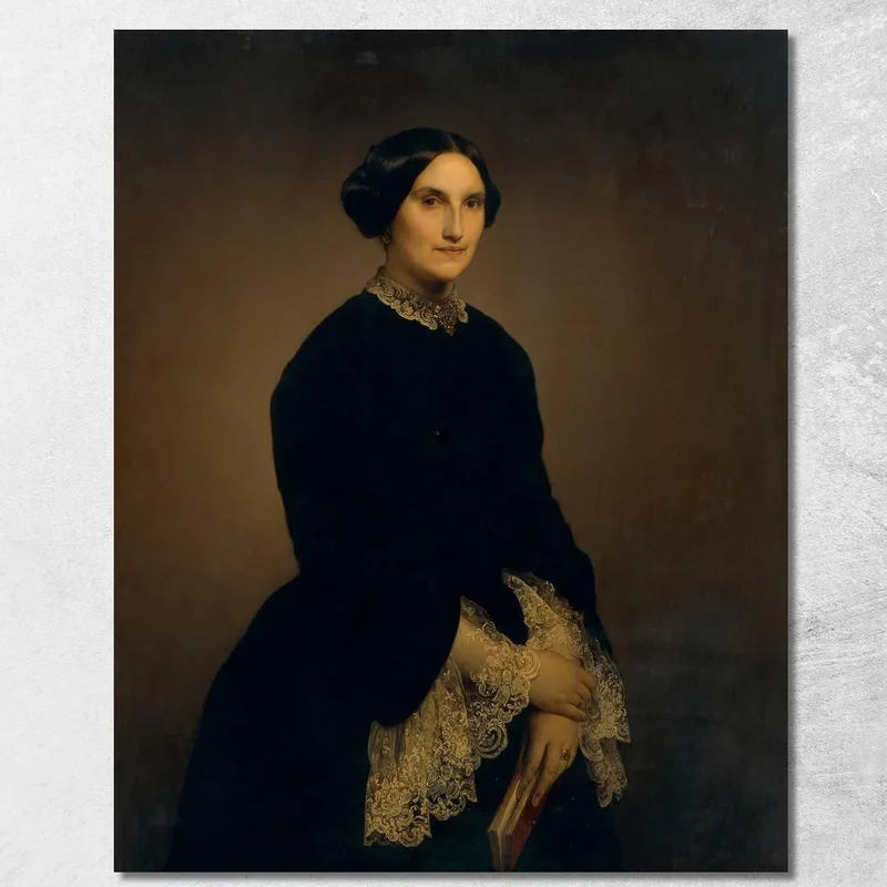 Portrait Of Giuseppina Negroni Prati Morosini Francesco Hayez quadro stampa su tela