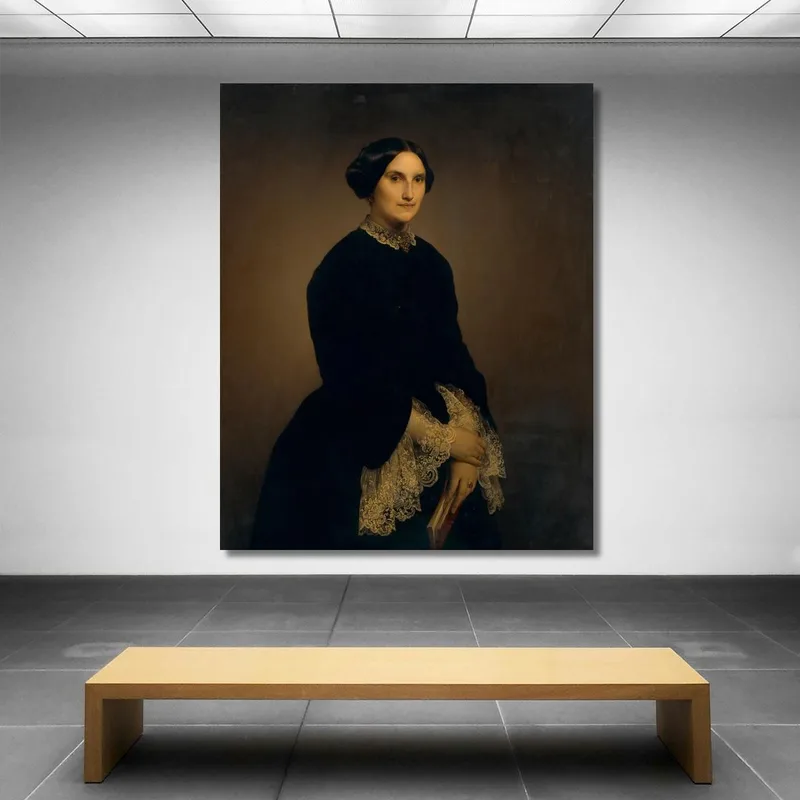 Porträt Von Giuseppina Negroni Prati Morosini Francesco Hayez