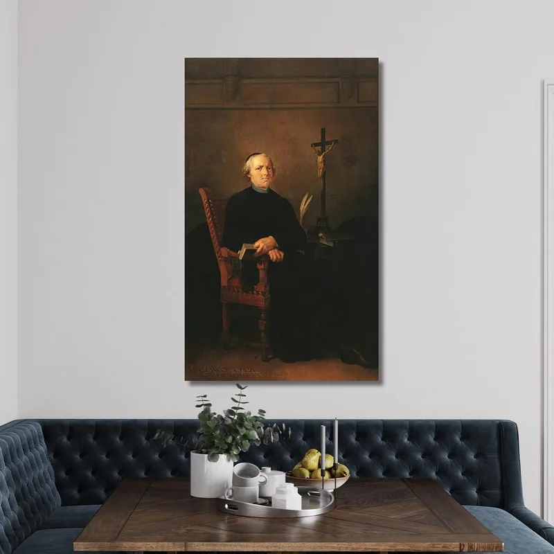 Portrait Of Carlo Calvi Francesco Hayez