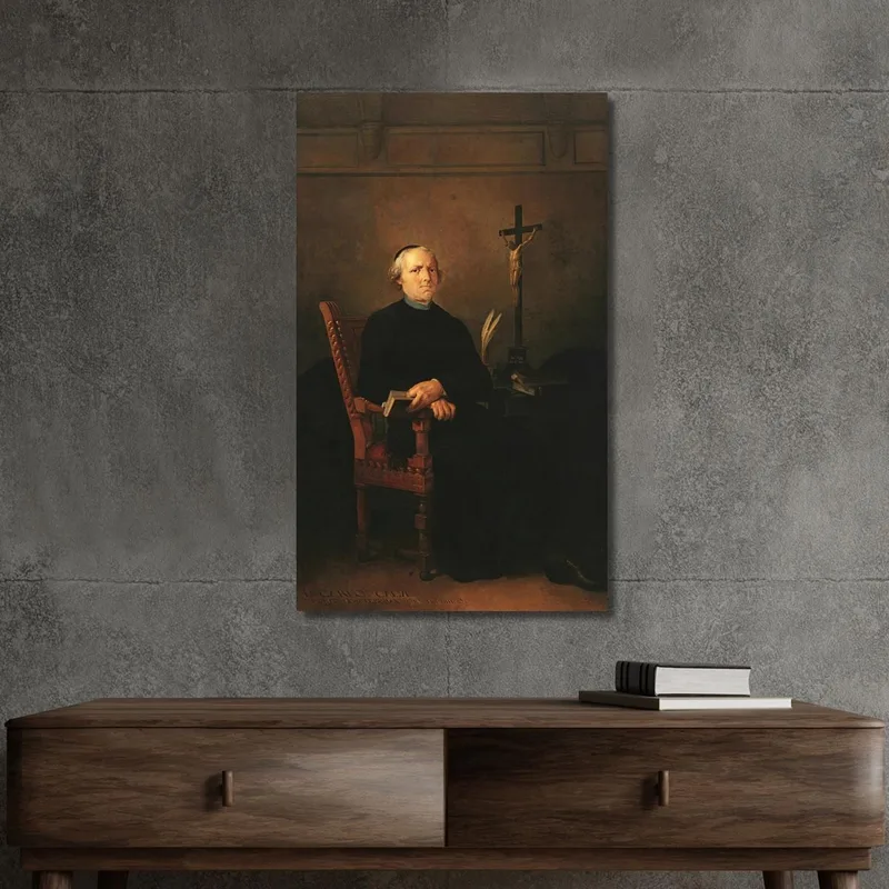 Portrait Of Carlo Calvi Francesco Hayez