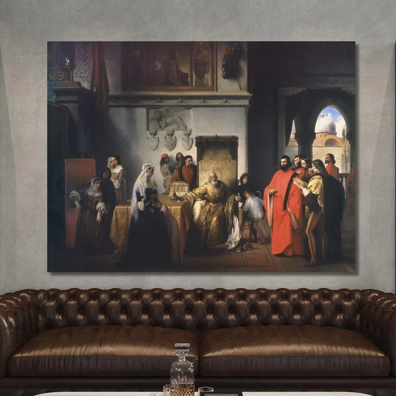 Doge Francesco Foscari Removal The Two Foscari Francesco Hayez