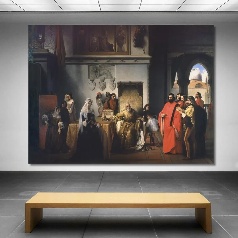 Doge Francesco Foscari Removal The Two Foscari Francesco Hayez